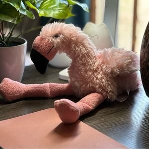 Melissa and Doug Pink Sitting Scarlet the Flamingo Stuffed Toy